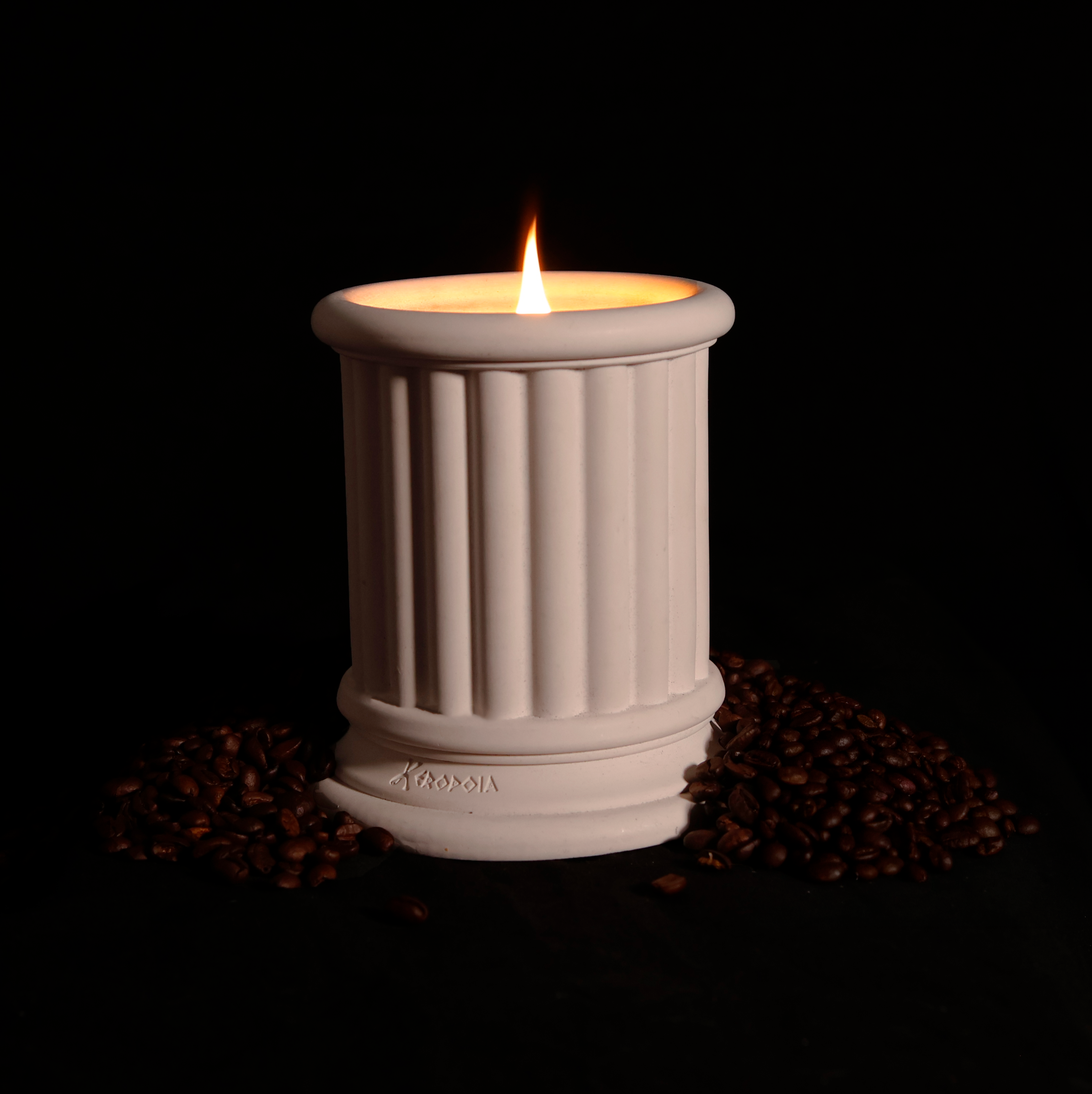 Bougie parfumée Café et Cannelle Pyr de Keropoia